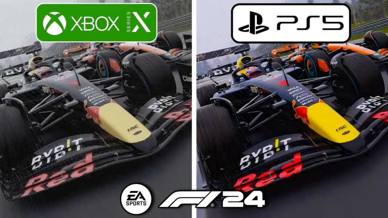 F1 24 PS5 vs Xbox Series X Graphics Comparison