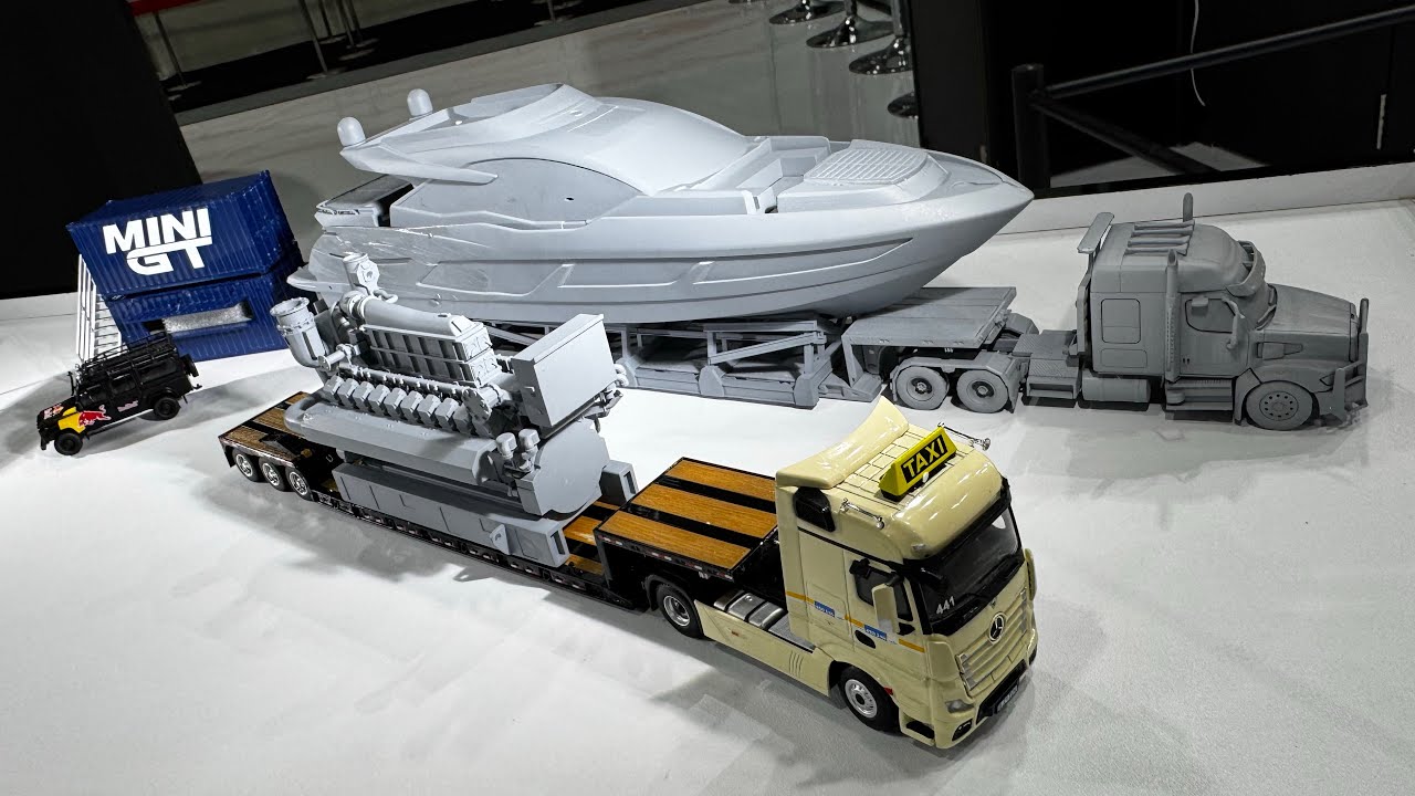 What is up with this MASSIVE Mini GT Yacht Hauler?? Prepping Mini GT & Kaido House Sneaks for MDX