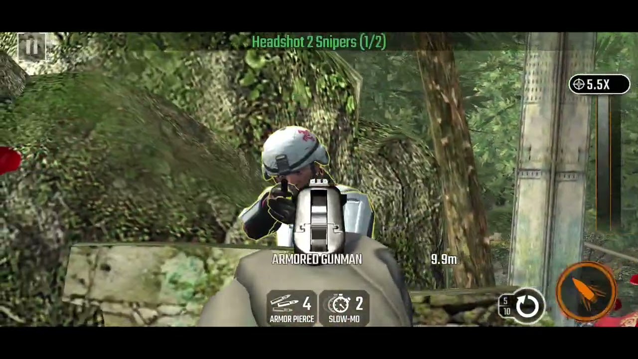 SNIPER STRIKE, Z5, JUNGLE, PISTOL  MISSION 1,2,3,4,5.