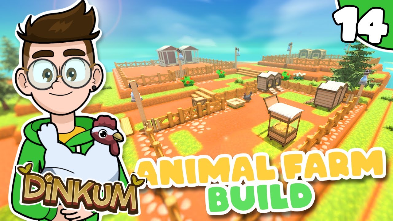 Building a Complete Animal Farm in Dinkum! 🐓 (3 Pens Build) | Ep. 14