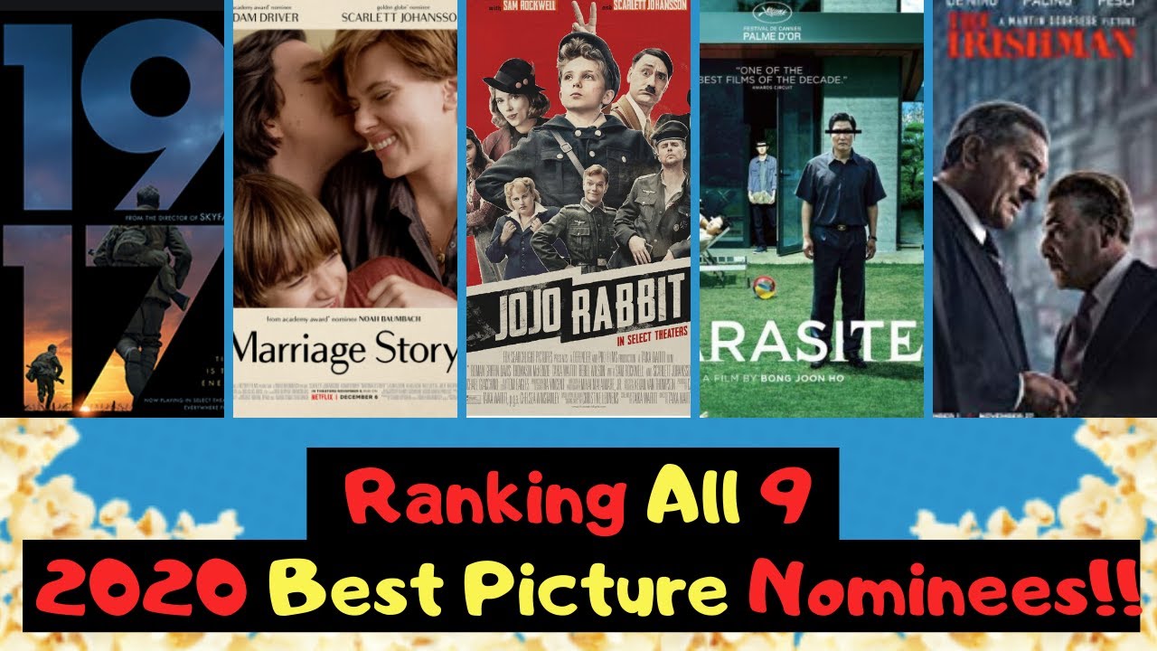 All 9 2020 Best Picture Nominees Ranked + Vlog 8 AMC Best Picture Showcase