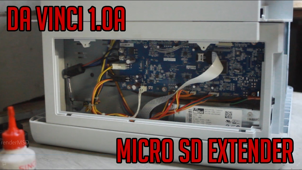 Extender for memory card on your 3D printer
