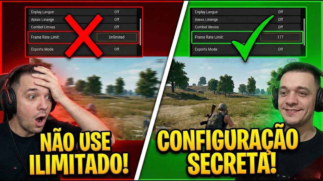 PARE de usar FPS ILIMITADO! (O Segredo do Frame Time e 1% Low)