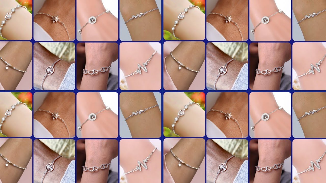 Simple or Unique Silver Bracelet Designs for Girls | Silver Bracelet Latest or Trending Designs