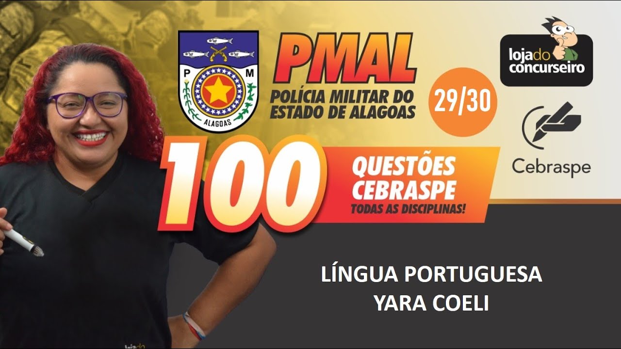 100 Questões CEBRASPE (29/30) - Língua Portuguesa - Yara Coeli