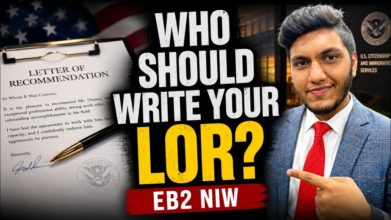 PRO TIPS for Letters of Recommendation for U.S. EB-2 NIW | IMMIGRATION TALK EP. 28 | ft. Adil Ismail