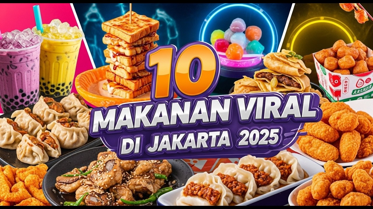 10 Makanan Viral di Jakarta, Hits 2025 | REKOMENDASI KULINER DI JAKARTA