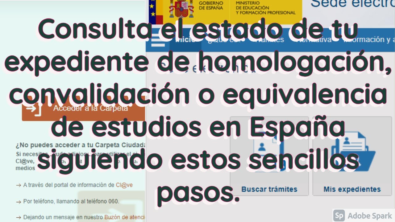 CONSULTA ESTADO DEL PROCESO DE HOMOLOGACIÓN, EQUIVALENCIA O CONVALIDACIÓN DE ESTUDIOS