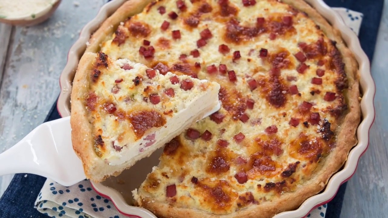 TORTA SALATA CON RICOTTA E PROSCIUTTO COTTO Ricetta Facile - Chiarapassion