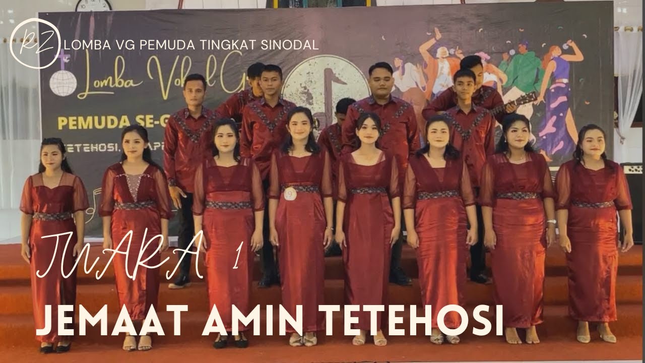 JUARA 1 LOMBA VG PEMUDA TINGKAT SINODAL GEREJA AMIN 