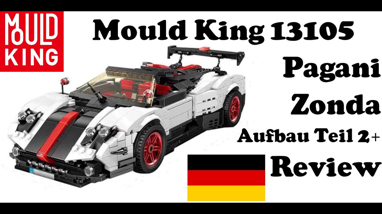 Mould King 13105 - Pagani Zonda - Aufbau Teil 2 + Review