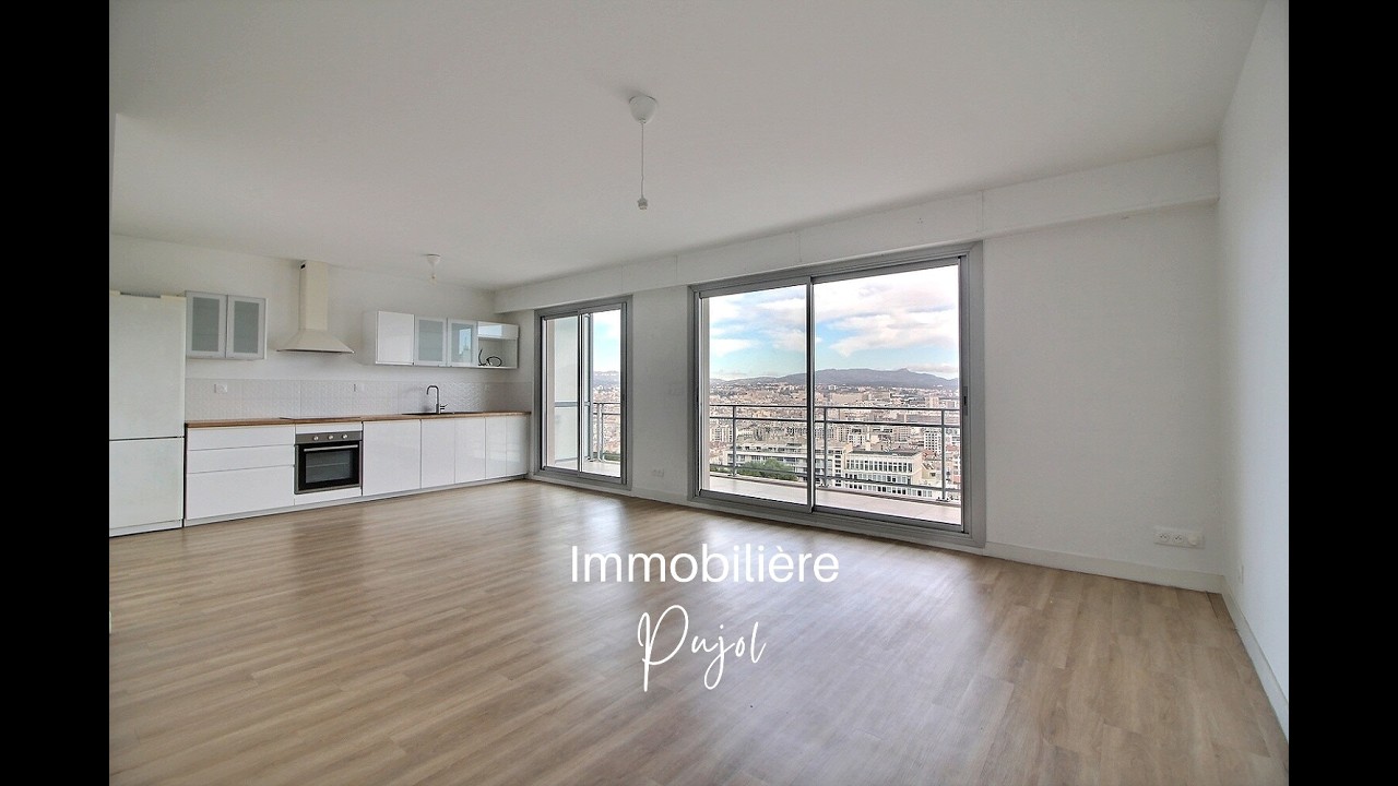Location appartement T3 75m2 Marseille 13006 Vauban avec terrasse et garage