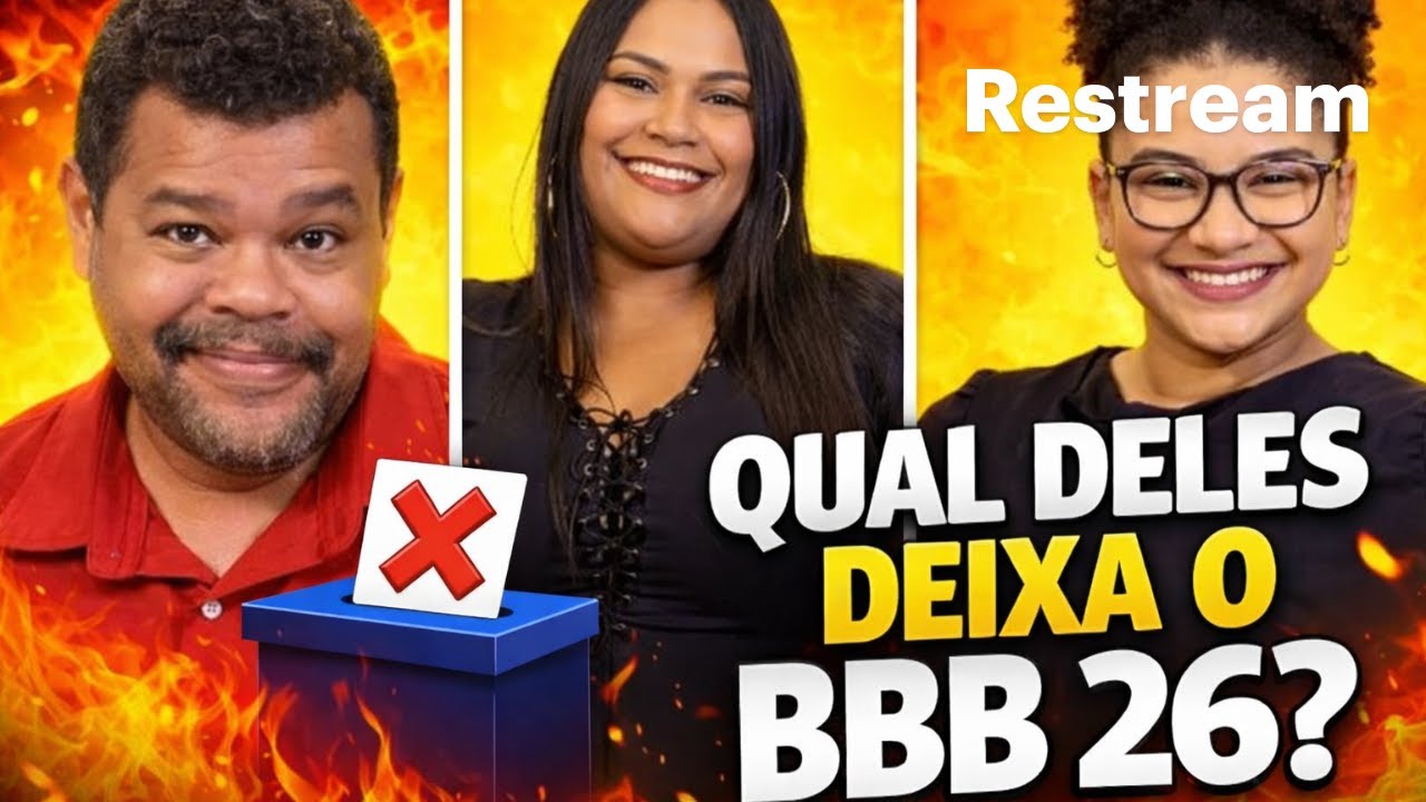 🚨 Paredão formado no BBB 26! Quem corre mais risco de sair? 😱