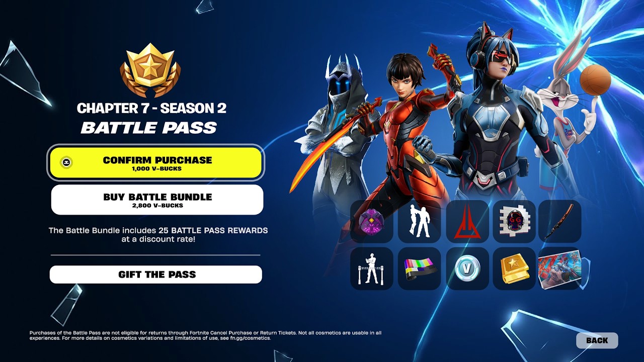 Fortnite Season 2 - Battle Pass Showcase