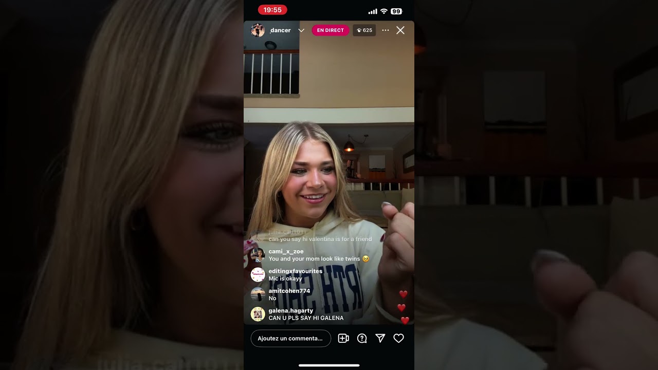 Kamri Peterson Instagram live