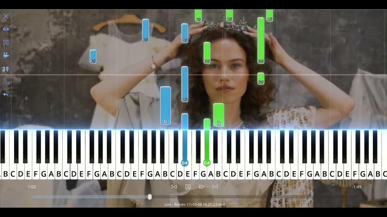 Lize - Reines (Tuto Piano)