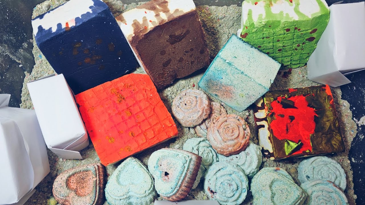 Dyed Jumbo Blocks, Freshies and Reforms Crush Gymchalk ASMR Relaxing Sleepaid 😌🤤👌 