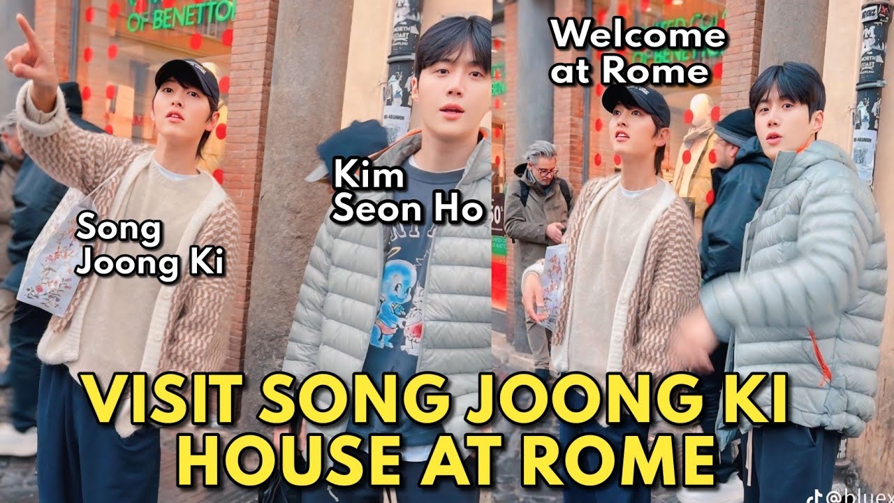 Song Joong Ki meet Kim Seon Ho at Rome | did Kim Seon Ho visit Song Joong Ki house at Rome?