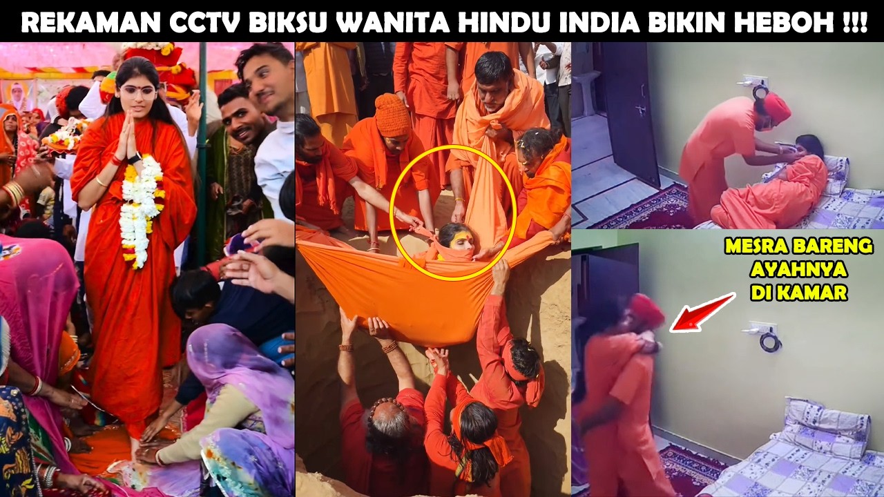INDIA DIHEBOHKAN VIDEO CCTV BIKSU HINDU PALING DIHORMATI !!!