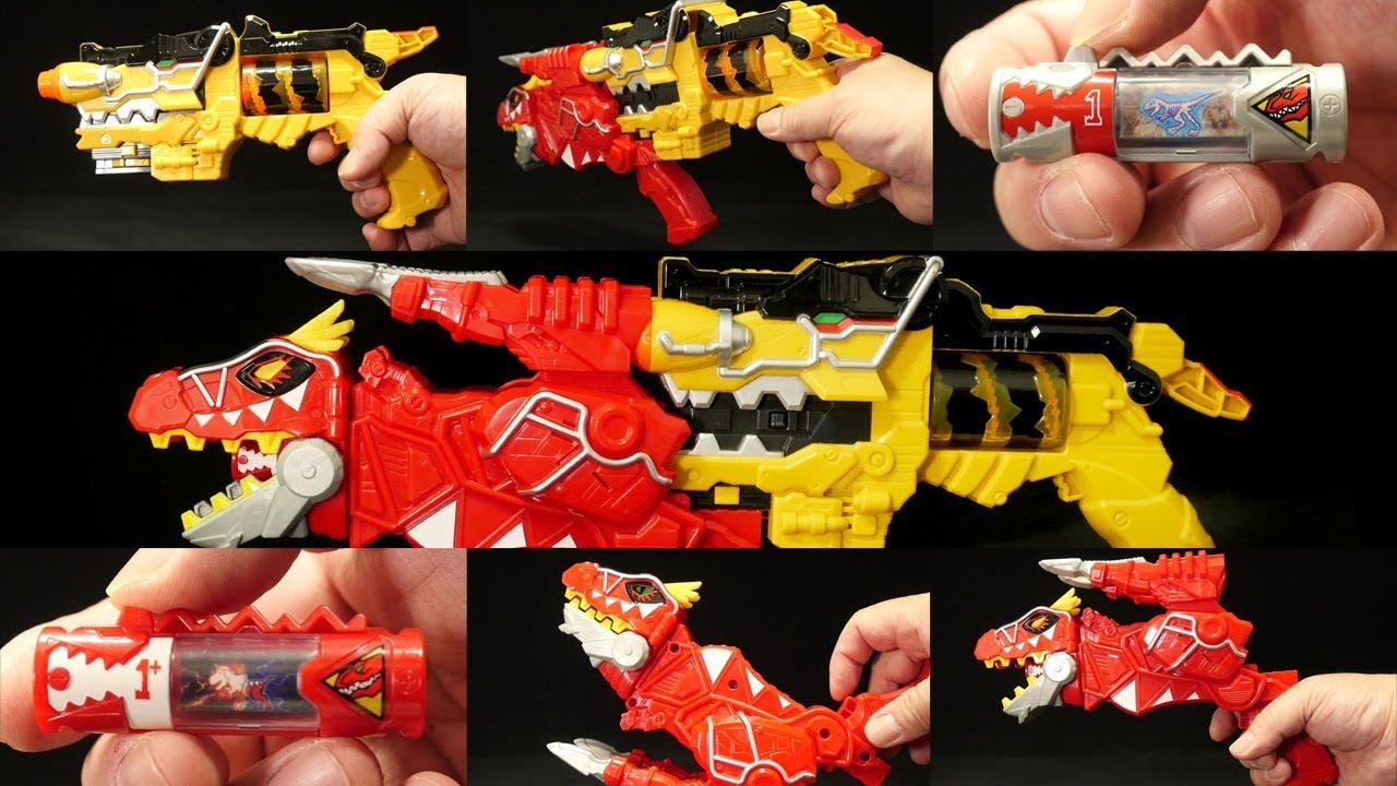 Power Rangers Dino Super Charge T Rex Morpher Blaster Set パワーレンジャーディノスーパーチャージモーファーとT レックスモーファーブラスター
