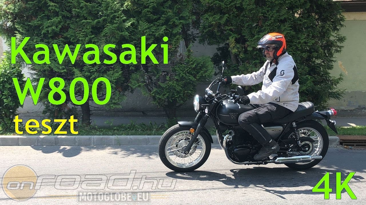 Kawasaki W800 (2019) teszt (4K) - Onroad.hu