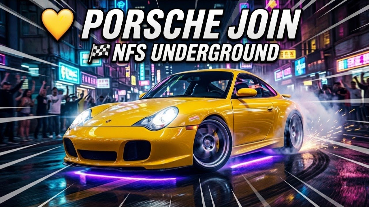 🔴 LIVE | Street Racing with Porsche Carrera | NFS Underground 2003
