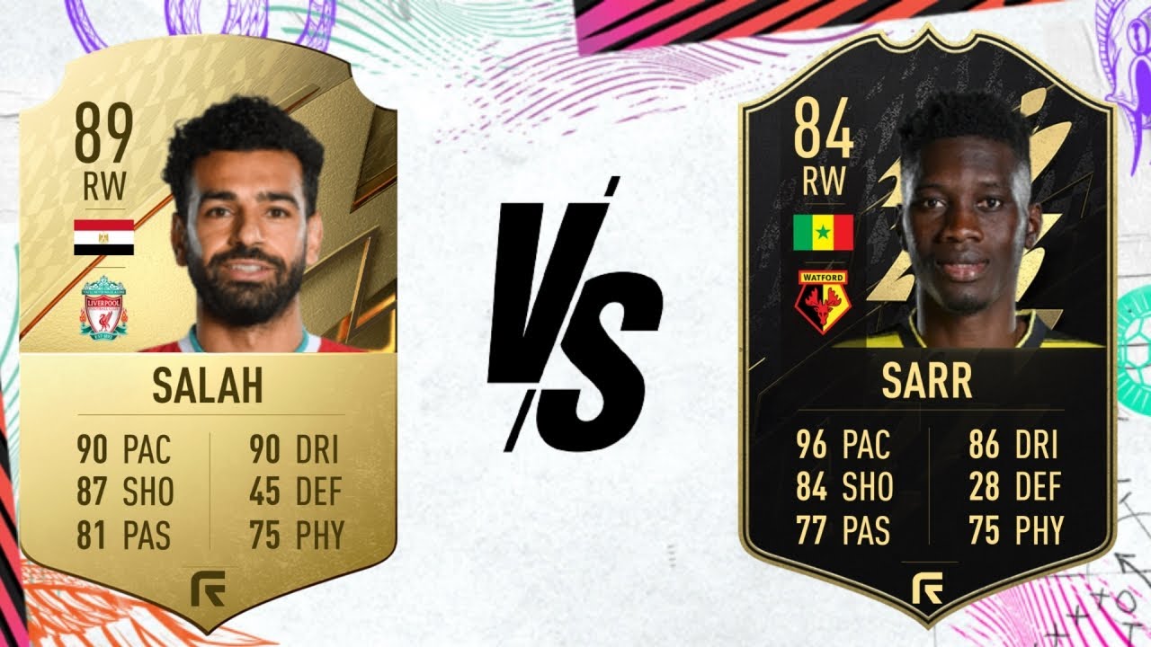 FIFA 22: 89 SALAH VS 84 INFORM SARR PLAYER REVIEW | WHO TO BUY? | #FIFA22 ULTIMATE TEAM