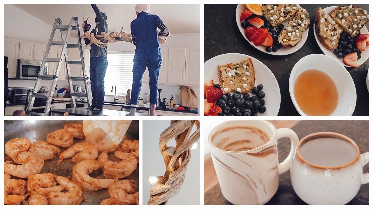 COOK WITH ME! New Home Lighting & Thrift Shopping Finds!