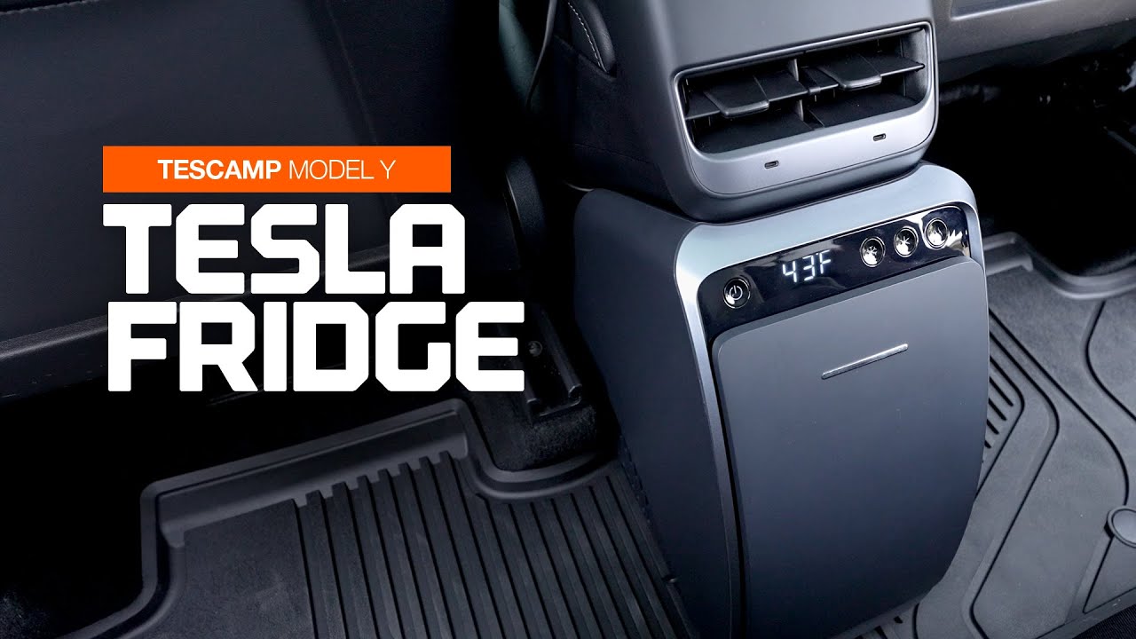 Tesla Model Y Portable Fridge by Tescamp