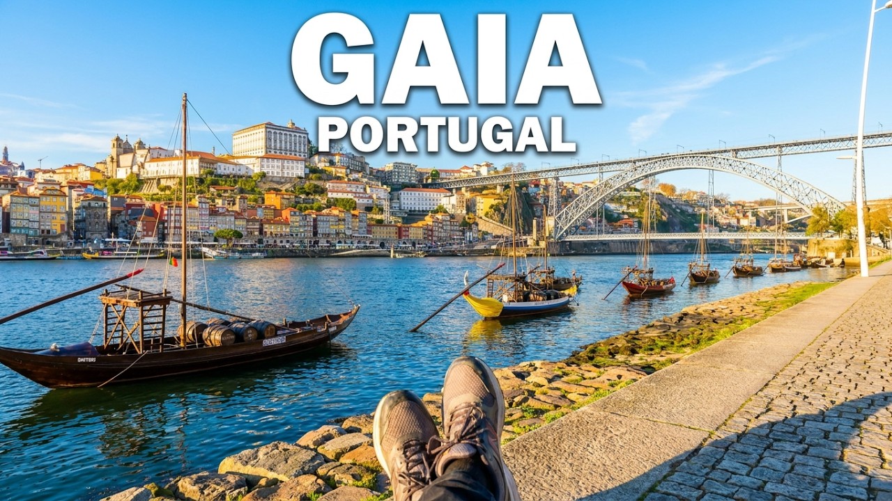 🇵🇹 Caminhada Virtual em VILA NOVA DE GAIA | UHD 4K 60fps | Descubra PORTUGAL!