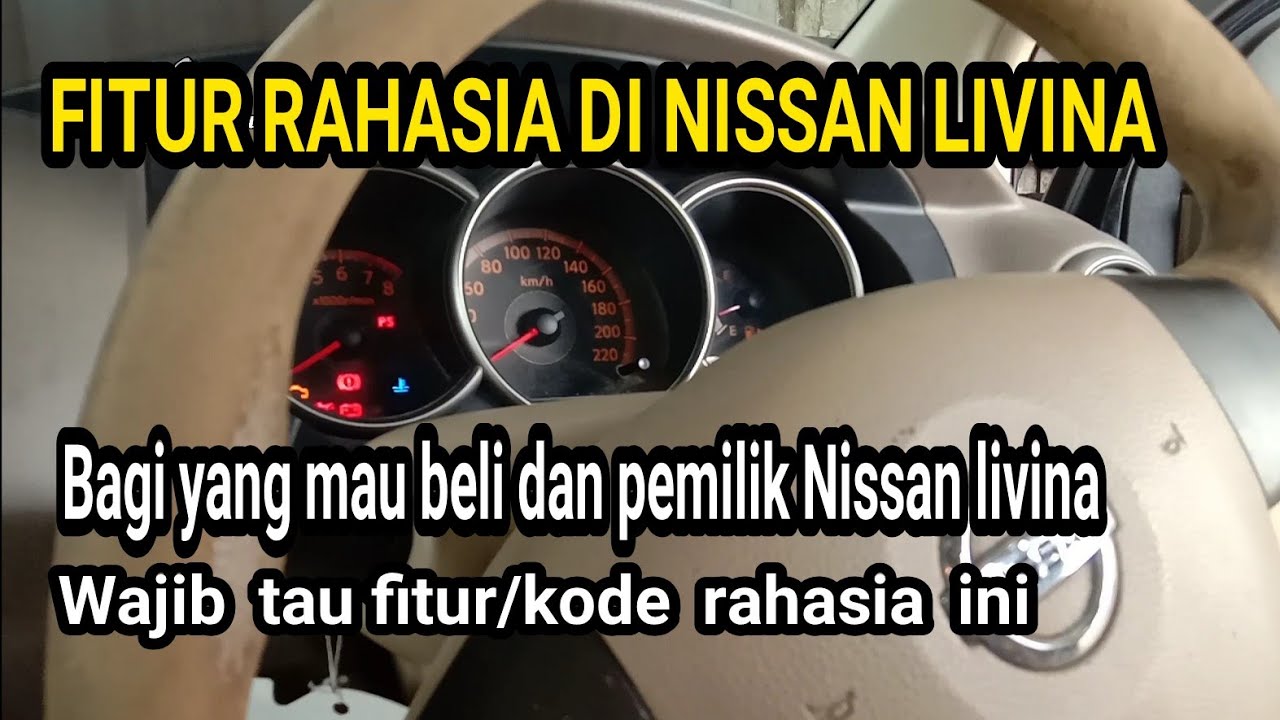 CARA TES KODE RAHASIA FITUR NISSAN LIVINA BAGI PEMULA WAJIB TAU#Bayuputramotor
