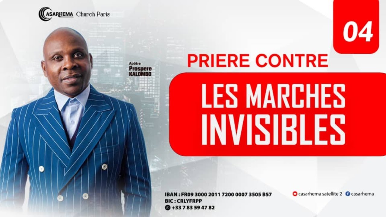 Prière contre les marchés invisibles I Prophète Blaise Manzambi