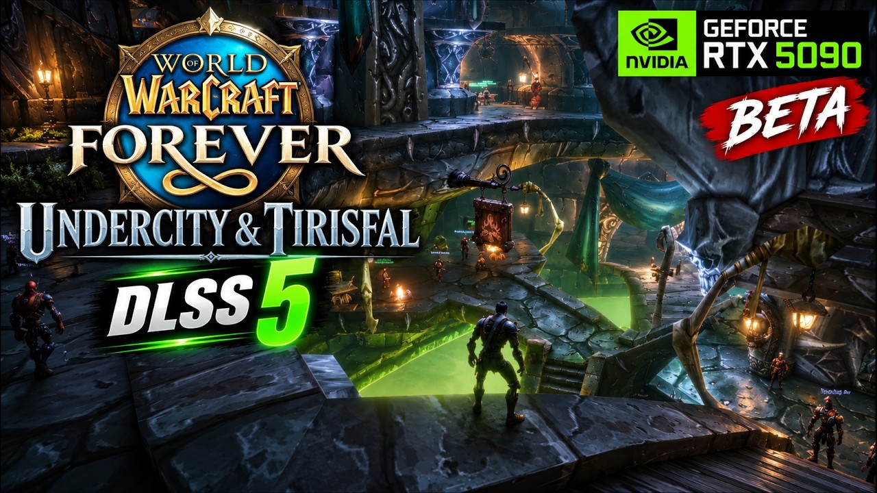 DLSS 5 World of Warcraft FOREVER Beta Undercity & Tirisfal &ndash; RTX 5090 4K