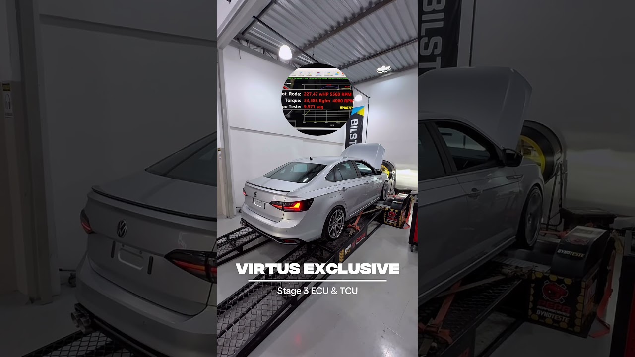 Virtus exclusive stage 3 227WHP ECU&TCU #shorts #virtus #gts #ea211 #remap #ecu