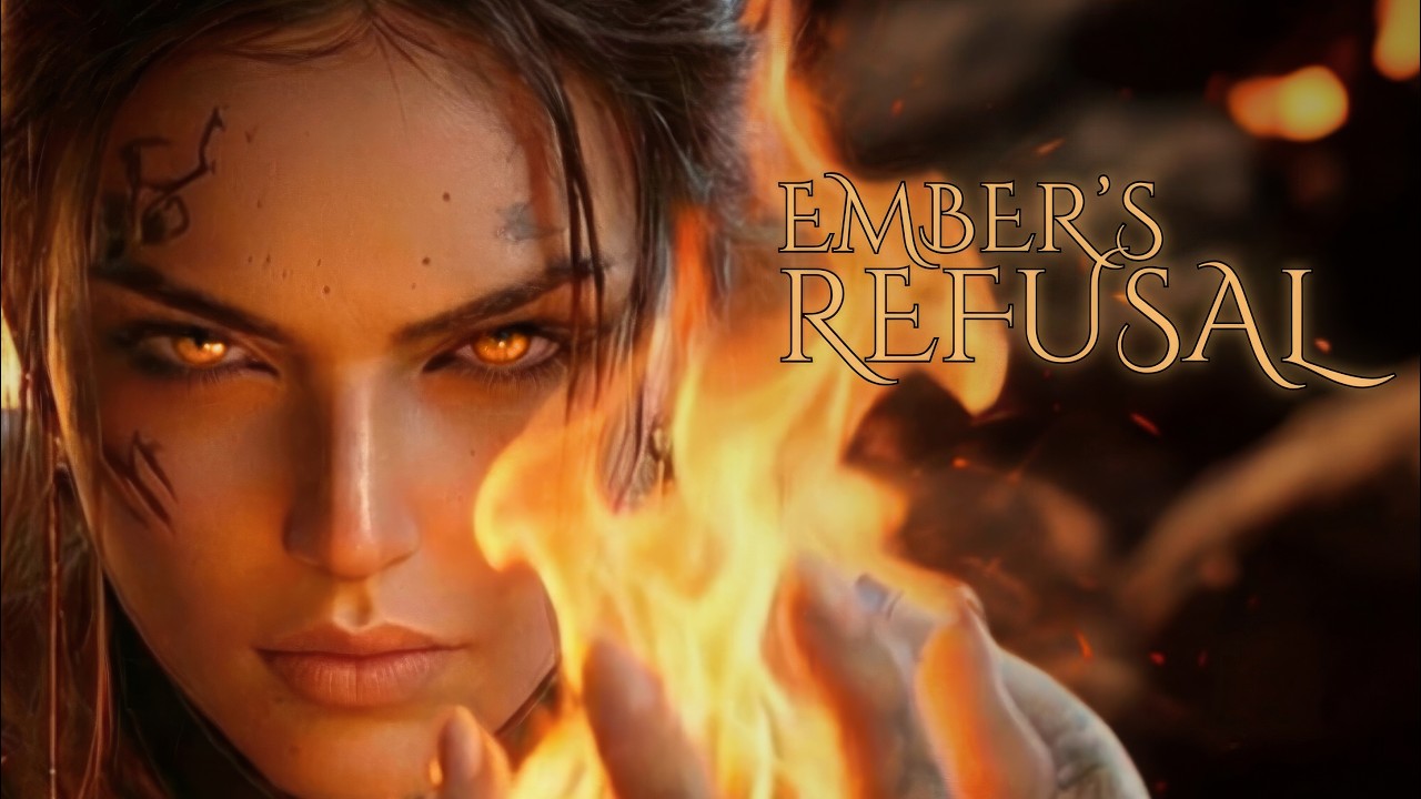 I Don't Burn Quiet — Ember’s Refusal | Cinematic Dark Pop Ritual Music Video · A Nordic Veil Saga