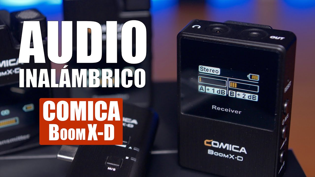 Probando AUDIO INALAMBRICO con los micrófonos COMICA BoomX-D