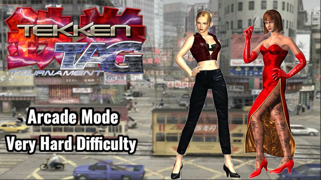 Tekken Tag Tournament Arcade Mode | Anna / Nina Williams | Very Hard Difficulty (2 Rounds)