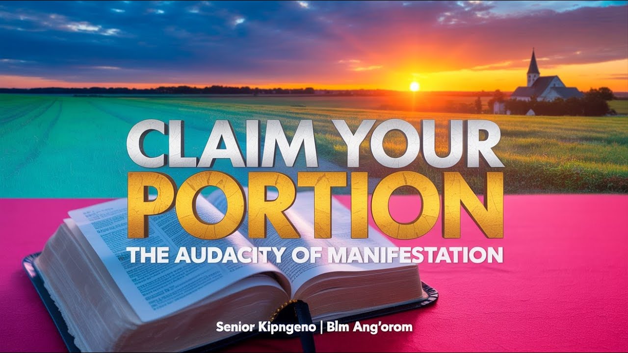 CLAIMING YOUR PORTION | The Audacity of Manifestation | Senior Kipngeno | BLM Ang’orom