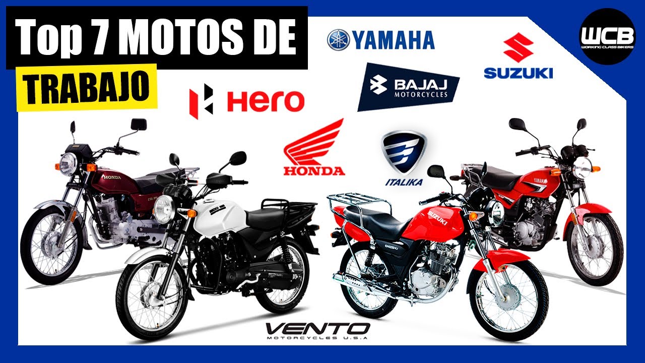 Top 7 MEJORES MOTOS de TRABAJO en México 🇲🇽 | 2025
