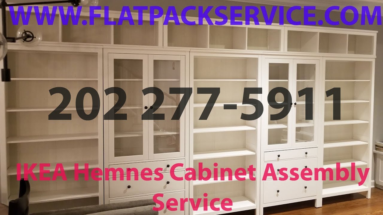 IKEA HEMNES Bookshelf Assembly ✪ FLATPACKSERVICE.COM ✪ 202 277-5911 Article # 503.717.72 #ikea