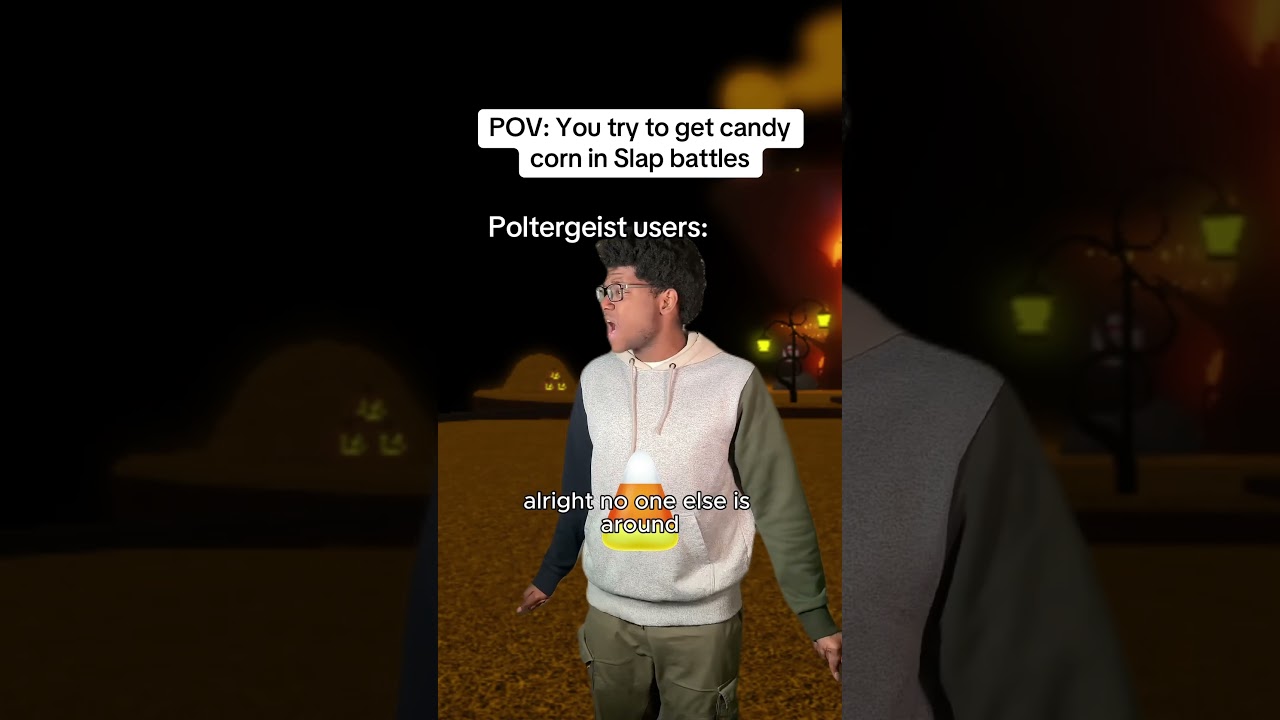 POV: You try to get candy corn in Slap Battles