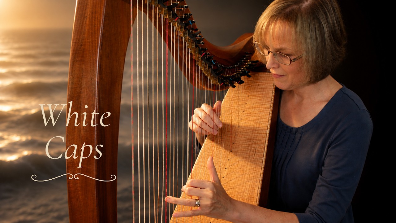The White Caps, sparkling late intermediate harp solo
