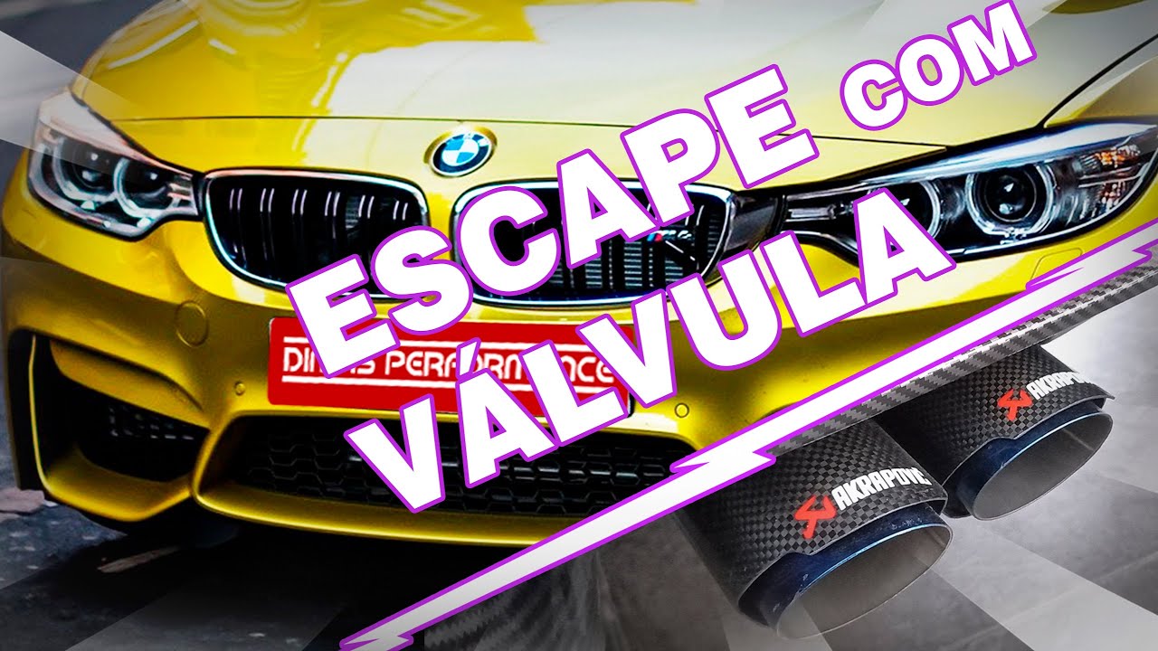 Escape de inox com Válvula BMW 335D