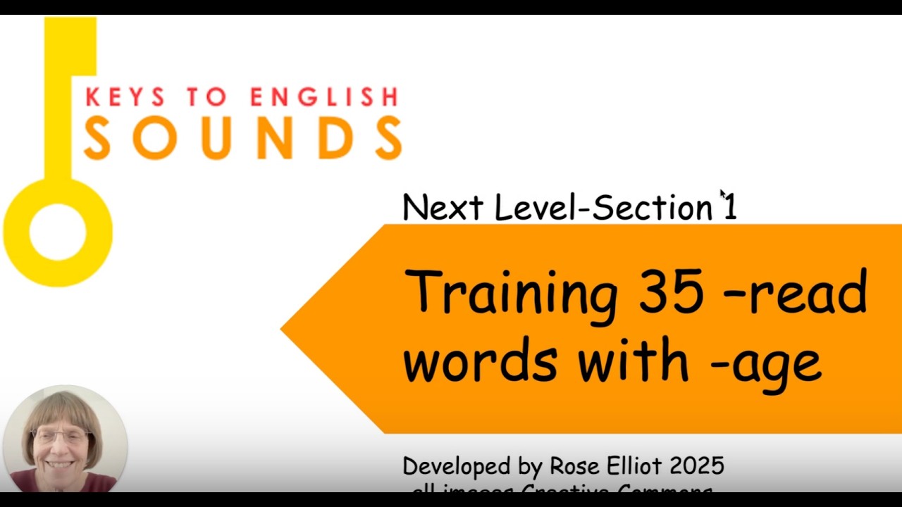 Section 1 ~ Video 35: Read words with age