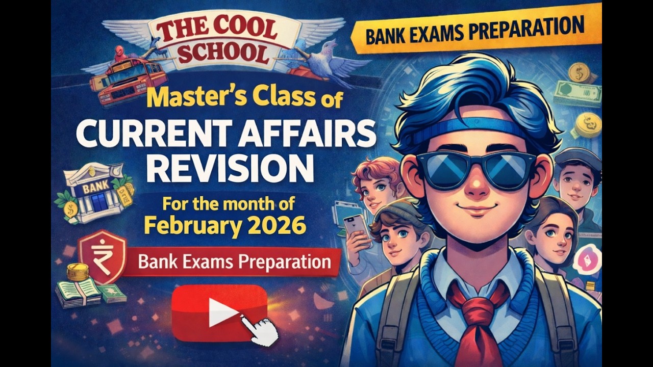 Master's Class of Current Affairs Monthly Revision February 2026 | Bank Exams 2026 | The Cool School
