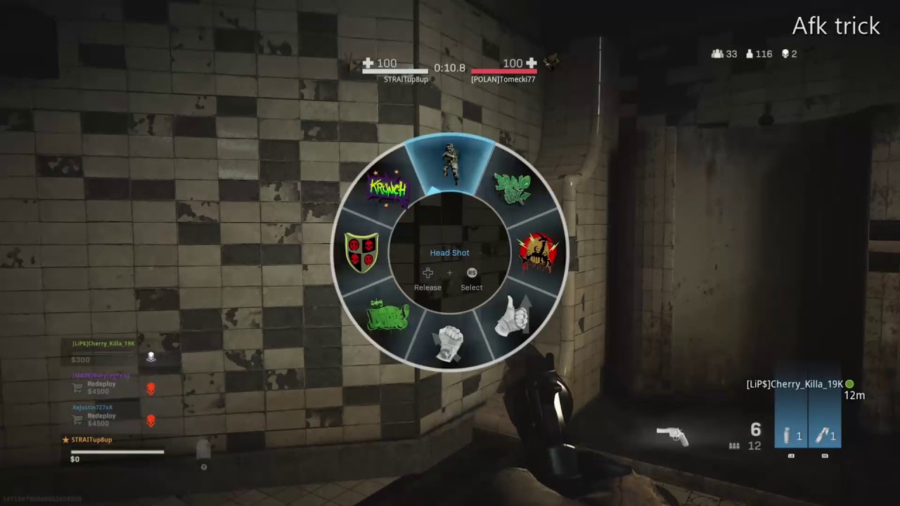 Spray can afk trick in the gulag ftw