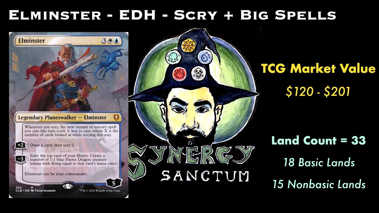 Эльминстер — Бюджетный EDH Scry + Большие Заклинания Deck Tech