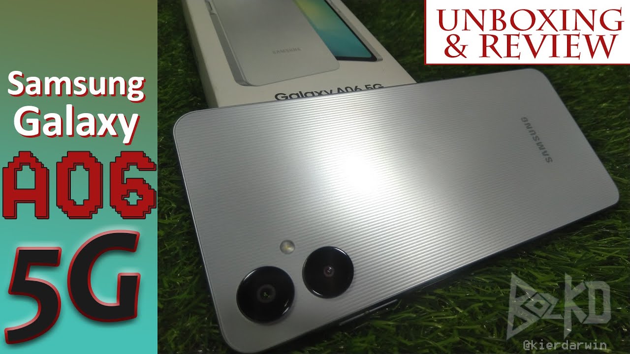 Samsung Galaxy A06 5G Dimensity 6300 Unboxing and Review (Tagalog)