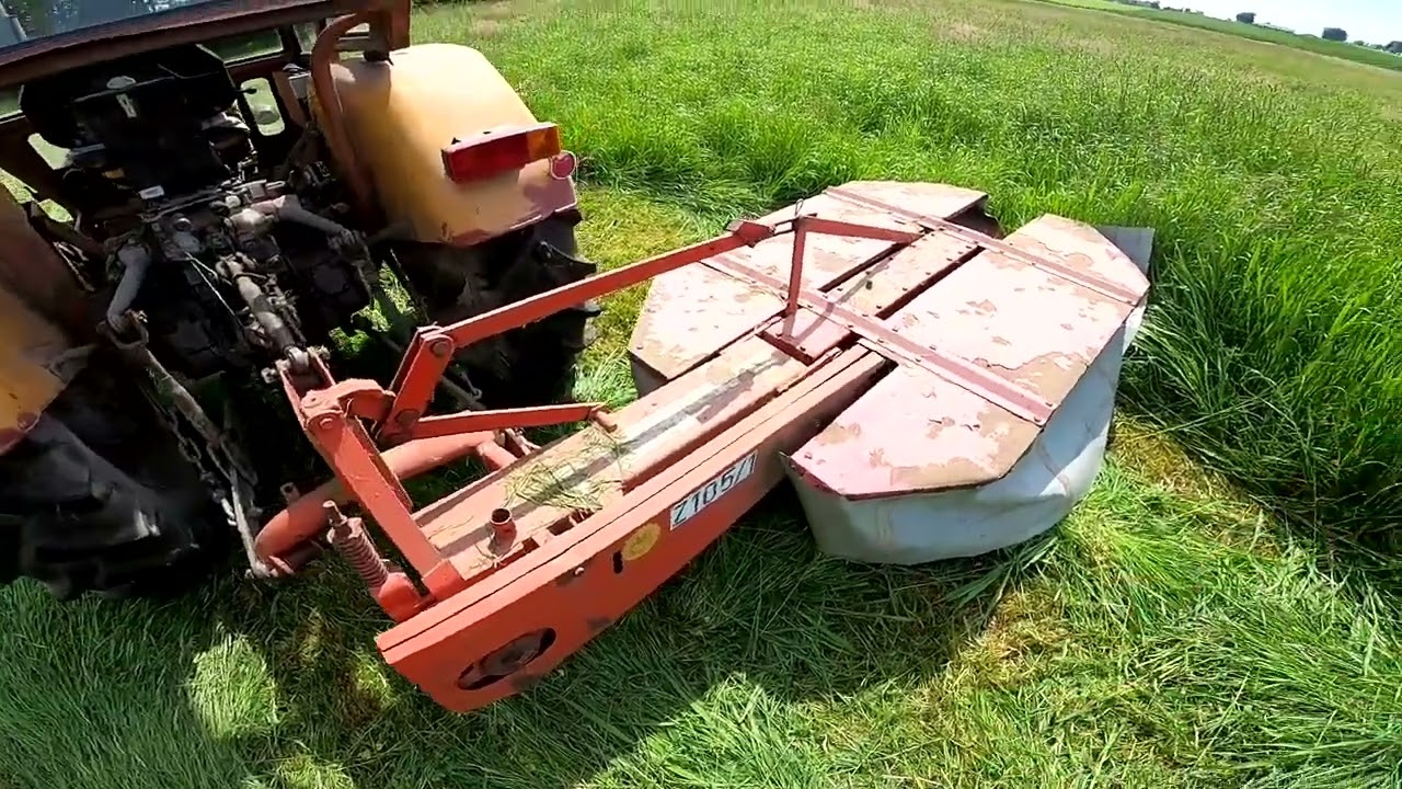 Pierwszy pokos || Trasa Fendt'em na serwis || Przetrzasanie trawy