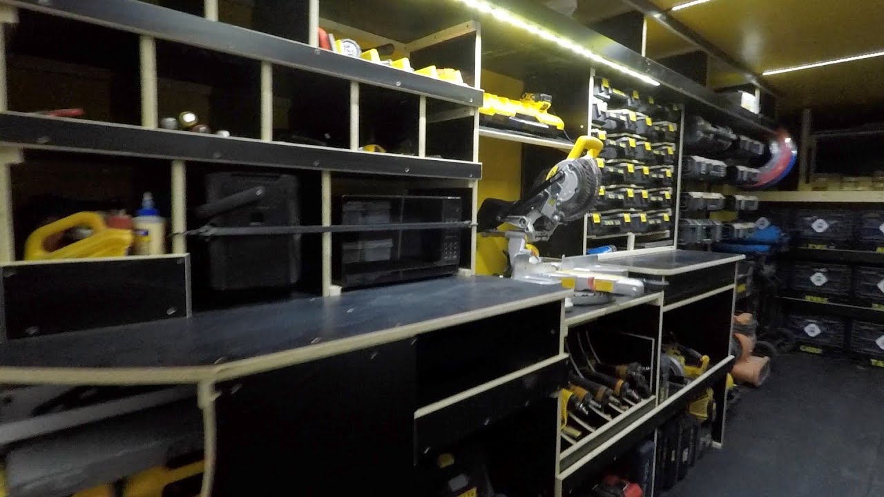 DeWalt custom tool trailer build